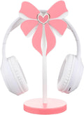 Kingdder Pink Bow Wood Headphone Stand Christmas Headset Holder Gifts by Kingdder