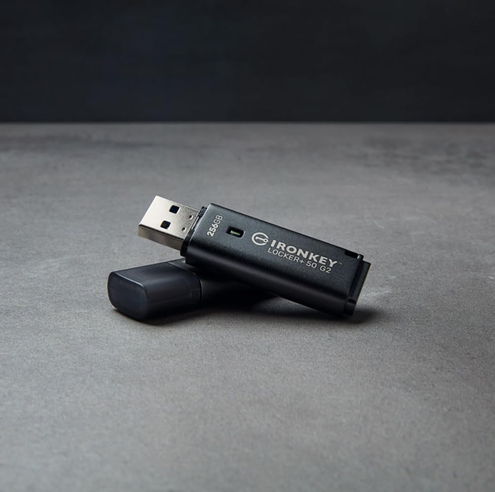 Kingston Ironkey Locker+ 50 G2 128GB Encrypted USB Drive | FIPS 197 | AES-XTS Protection | Multi-Password Security | USB 3.2 Gen 1 | IKLP50G2/128GB - Image 6