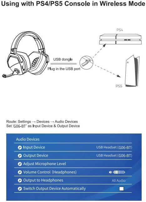 NUBWO Wireless Gaming Headset with Mic for Ps5 Ps4 PC, Zero Interference, 100-Hour Battery All-Day Play, 23ms Sync​ for Fortnite & Call of Duty/FPS Gamers, Triple Mode All Devices Compatible - Purple - Image 13