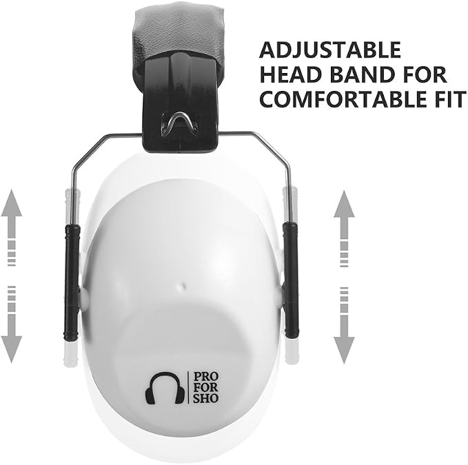 Pro For Sho 34dB NRR Hearing Protection Ear Muffs – Highest NRR Compact Design Ear Protection for Loud Events & Sensory Use - Image 3