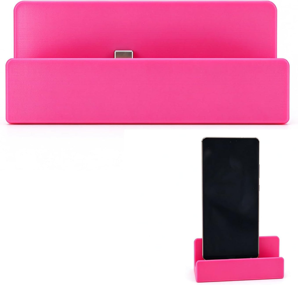 Charging Dock Stand Compatible with Anbernic RG DS Plus, 3D Printed PLA Desktop Holder for Handheld Console, Portable Game Device Display Base, Home Office Accessory，Pink by Tuvzylory