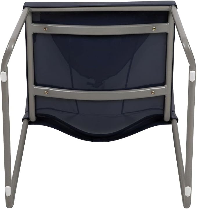 Flash Furniture Hercules Stack Chair, Gray | Sled Base, Powder Coated, Contoured, 880 LBS. Weight Capacity - Image 11