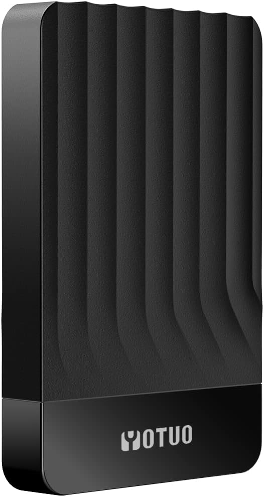 YOTUO 320GB External Hard Drive, Portable Storage Expansion HDD, USB 3.0 & USB-C for PC, Mac, Desktop, Laptop, Smartphone, PS4, Xbox One, Xbox 360, Office & Game, Black - Image 8