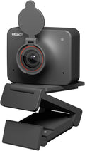 OBSBOT Meet AI-Powered 4K Webcam, AI Framing & Autofocus, Webcam with Microphone, Background Bokeh, 60 FPS, HDR Low-Light Correction, Beauty Mode, Webcam for PC, Streaming, Conference, Gaming, etc. | Webcam with Microphone, Background Bokeh, 60 FPS, HD... by OBSBOT