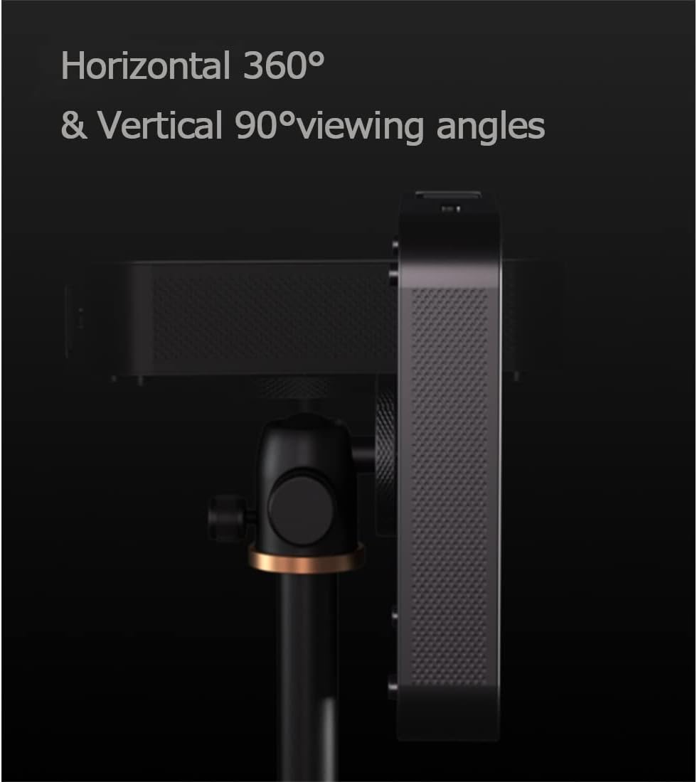 Projector Stand, Universal Projector Mount, 360° Rotatable, Height Adjustable, Projector Ceiling Mount Compatible with Video Projector Vlog DVR Camera for Home Office - Image 3