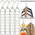 Space Saving Hangers 36-Hole Heavy Duty for Closet Organizers and Storage | Wide Slot Closet Space Saver, 360° Swivel Hook, Cascading Design for Wardrobe, Apartment, RV Storage, College Dorm Essentials by JUUBAOOPN