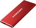 Vansuny 1TB Portable External SSD, USB 3.1 Gen2 540MB/s High-Speed Data ssd External Hard Drive USB C, Metal Mini Portable External Solid State Drive, Red by Vansuny