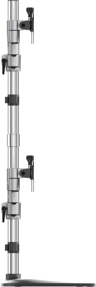 StarTech.com Desktop Quad Monitor Stand - Ergonomic VESA 4 Monitor Arm (2x2) up to 32" (17.6lb/8kg) - Free Standing Articulating Universal Pole Mount - Height Adjustable/Tilt/Swivel/Rotate (ARMQUADSS) | Ergonomic VESA 4 Monitor Arm (2x2) up to 32" (17.... - Image 4