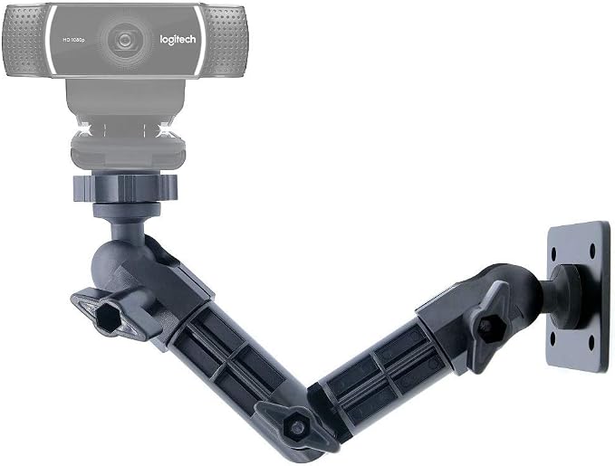 Brio Webcam Mount, Wall Stand Holder Compatible with Logitech C920x C925e C922x C920 C930e C615 Brio StreamCam MX-Brio 4K Webcams - Image 9