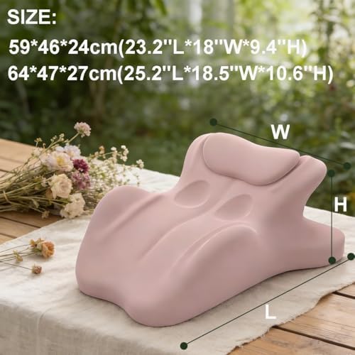 Intimacy Sweet Spot Pillow, Couples Pillow for Sleeping Ergonomic 27° Angle Memory Foam Wedge Pillow Multi-Functional Lounger Cushion for Support & Back(Green) - Image 7