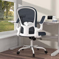 Ergonomic Office Chair, Comfort Swivel Home Office Task Chair, Breathable Mesh Desk Chair, Lumbar Support Computer Chair with Flip-up Arms and Adjustable Height by Silybon
