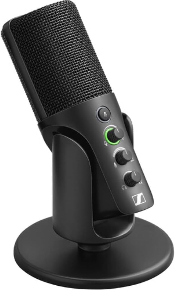 Sennheiser Profile USB Condenser Microphone with Desktop Stand Bundled with Microphone Boom Arm + Wind Screen Pop Filter + Microfiber Cleaning Cloth (4 Items) - Image 5
