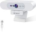TOALLIN 4K Webcam for PC, Windows Hello Compatible Cam, Facial Recognition | Autofocus, Built-in Mic & Privacy Shutter, USB Computer Camera for PC Laptop, Meetings, Streaming, Video Calls by IdealforVideoConferencingandLiveStreaming