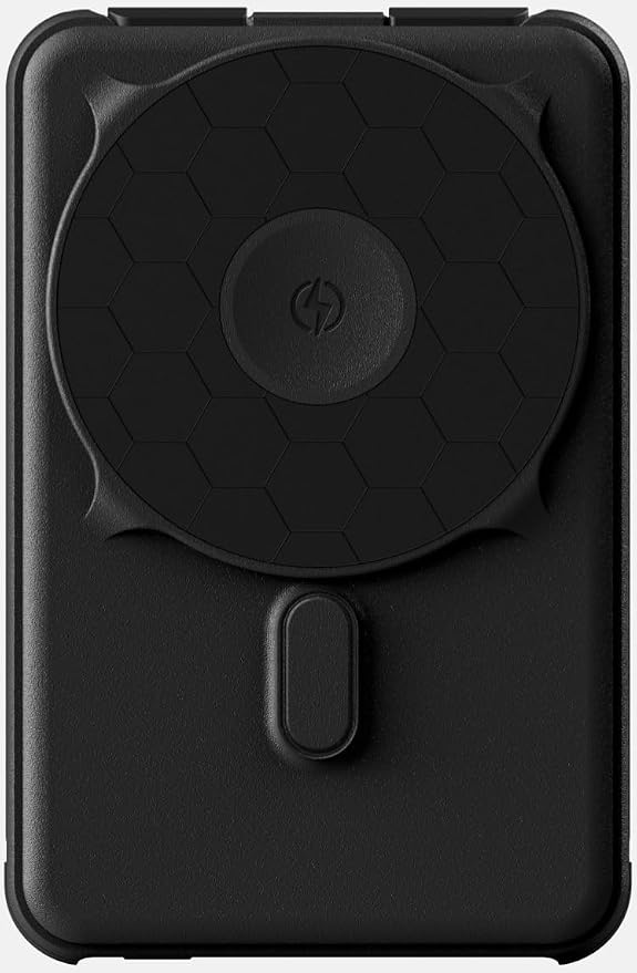 Ridge 20W Magnetic Power Bank Battery Pack 10,000mAh - Fast Charging, Compatible with MagSafe - Portable Charger Flight-Safe Travel Powerbank - Built-in Cables & Magnetic Attachment (Matte Black) by Unknown