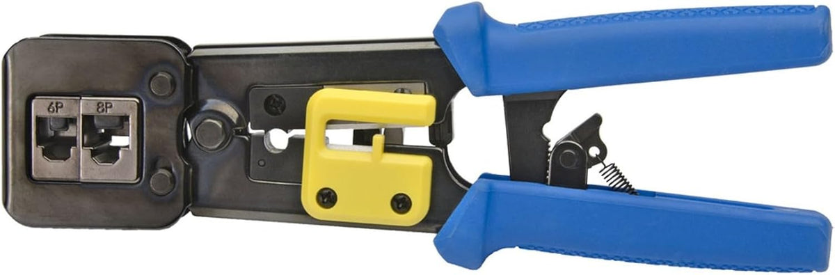 Platinum Tools 100054C EZ-RJPRO HD Crimp Tool for EZ-RJ45 Pass-Through Connectors, Larger-OD Cable, Heavy-Duty Ratcheting Zero-Flex Frame, 360-Degree Die - Image 5