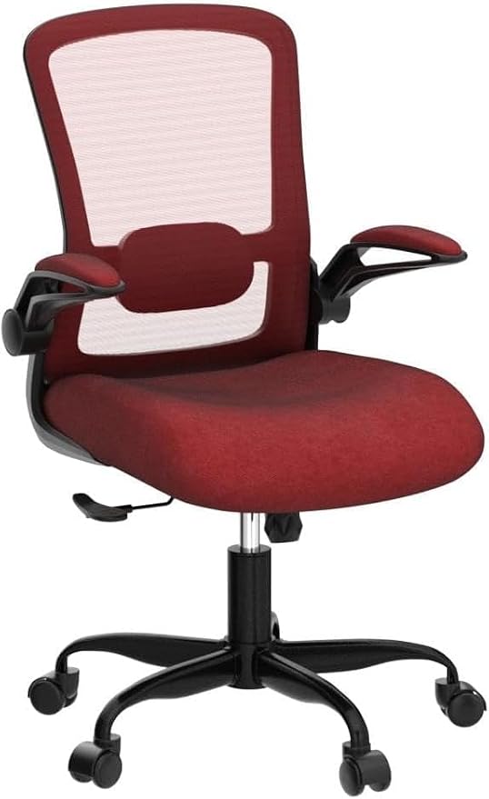 Ergonomic Office Chair w/Adjustable Lumbar, Flip Armrest, 135° Recline | Supports 300 lbs · Seat 19.48"–23.4" · Breathable mesh · 20–30 min assembly · 5-year warranty - Image 5