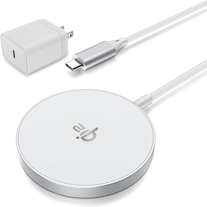 Qi2 Wireless Charger -Magnetic Wireless Fast Charging Pad for iPhone 12-17 by TONKEE