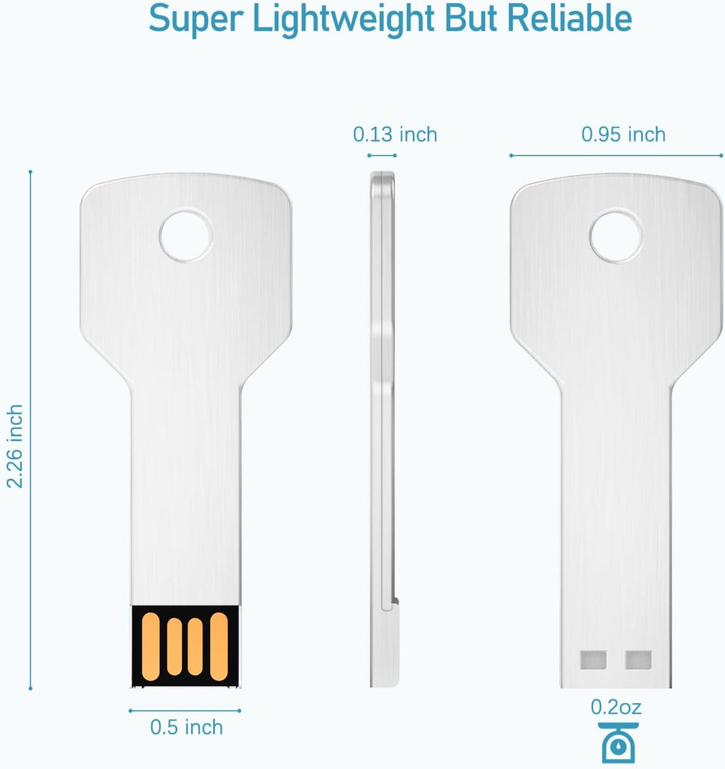 JUANWE 32GB USB Flash Drives 5 Pack Bulks Thumb Drives USB 2.0 Flash Drive - Image 5