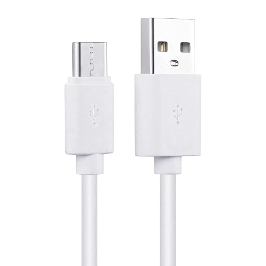 Smays USB to USB C Cable 6ft 5-Pack, Type C Phone Charger Cord Bulk, White - Image 3