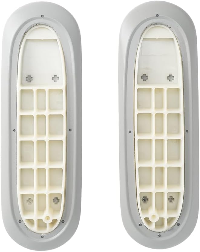Arm Pads Caps Replacement for Herman Miller Sayl Office Chair, Fixed and Height-Adjustable Armrest, Light Gray Vinyl (1-Pair) - Image 2