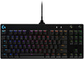 Logitech G PRO Mechanical TKL Tenkeyless Gaming Keyboard (Clicky) - Black | Ultra portable, detachable Micro USB cable, 16.8 million color Lightsync backlit keys by Unknown