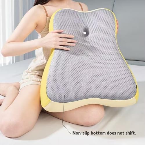 Wedge Pillow for Sleeping, Memory Foam Body Support Pillow for Couples, Orthopedic Positioning Cushion for Reading, Back Hip Knee Pain Relief, Removable Washable Cover (Grey) - Image 7