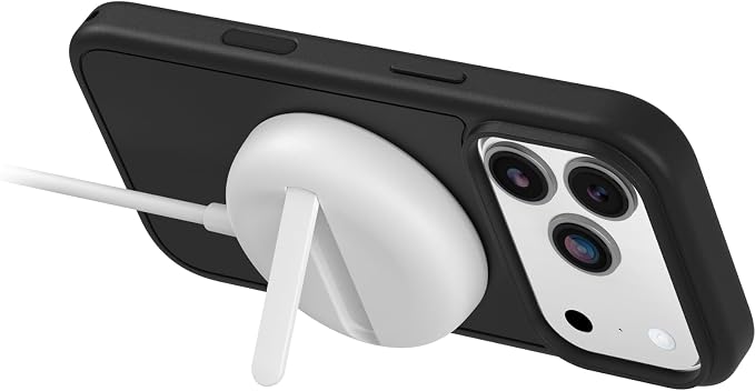 OtterBox Compact Wireless 25W Charging Pad - White | MagSafe & Qi2 Compatible Charging Pad w/ Kickstand by Unknown
