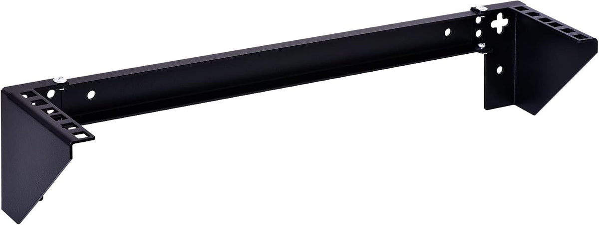 2U Vertical Wall Mount Rack - Heavy Duty 125lbs Capacity Vertical Mounting Bracket by RackPath