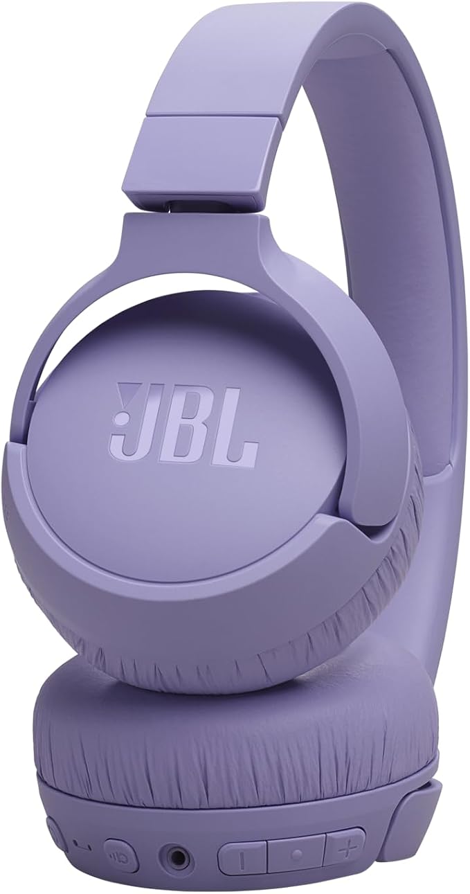 JBL Tune 670NC - Wireless On-Ear Headphones - Purple | Adaptive Noise Cancelling with Smart Ambient, Bluetooth 53 with LE Audio, JBL Pure Bass Sound - Image 8
