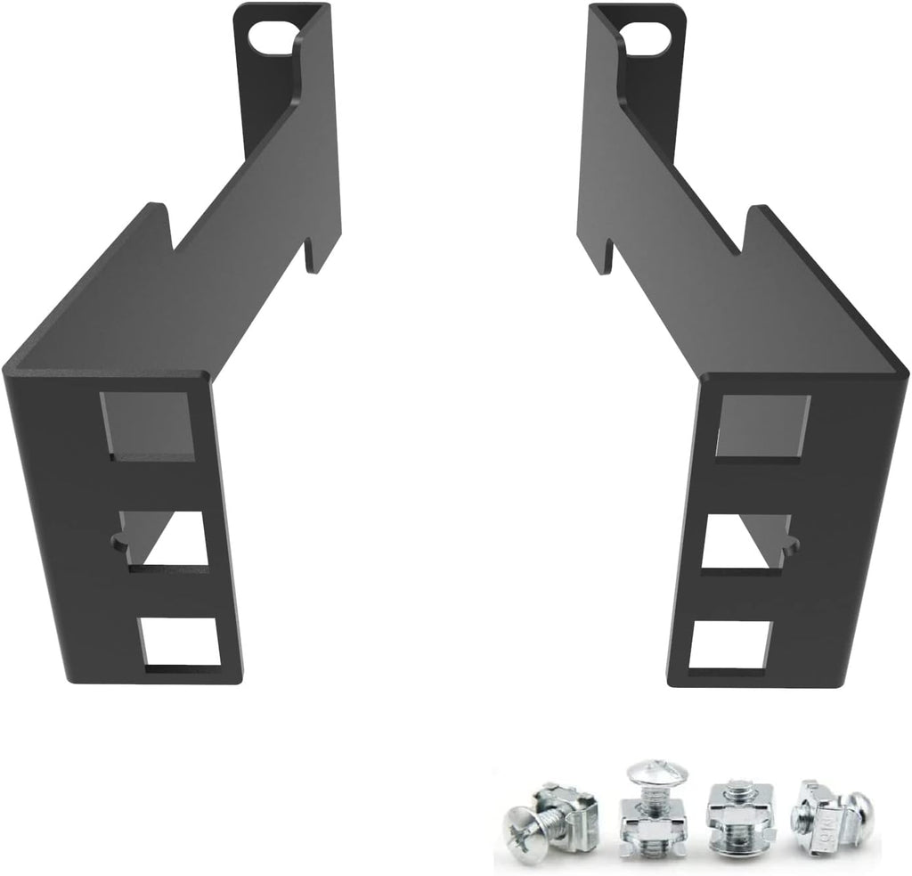 1U Server Rack Depth Extender - 4-Inch/10 cm Deep by JINGCHENGMEI