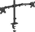 Suptek Dual Monitor Arm Desk Mount,Ultrawide Dual Monitor Arm for 2 Monitor Screens up to 38 inches and Max 22lbs Each,Extra Tall 15.75" Pole Fully Adjustable Monitor Stand for Desk,Black(MD9442MB) by suptek