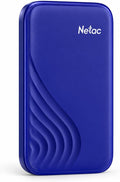 Netac ZX20III EVO 256GB Portable SSD, Up to 550MB/s Read and 500MB/s Write, USB 3.2 Gen 1 USB-C External Solid State Drive, 34g Compact ABS+PC Design for Phone, PC by Netac