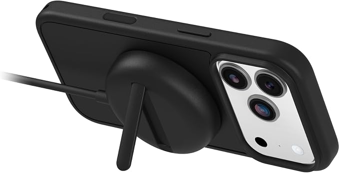 OtterBox Compact Wireless 25W Charging Pad - Black | MagSafe & Qi2 Compatible Charging Pad w/ Kickstand - Image 5