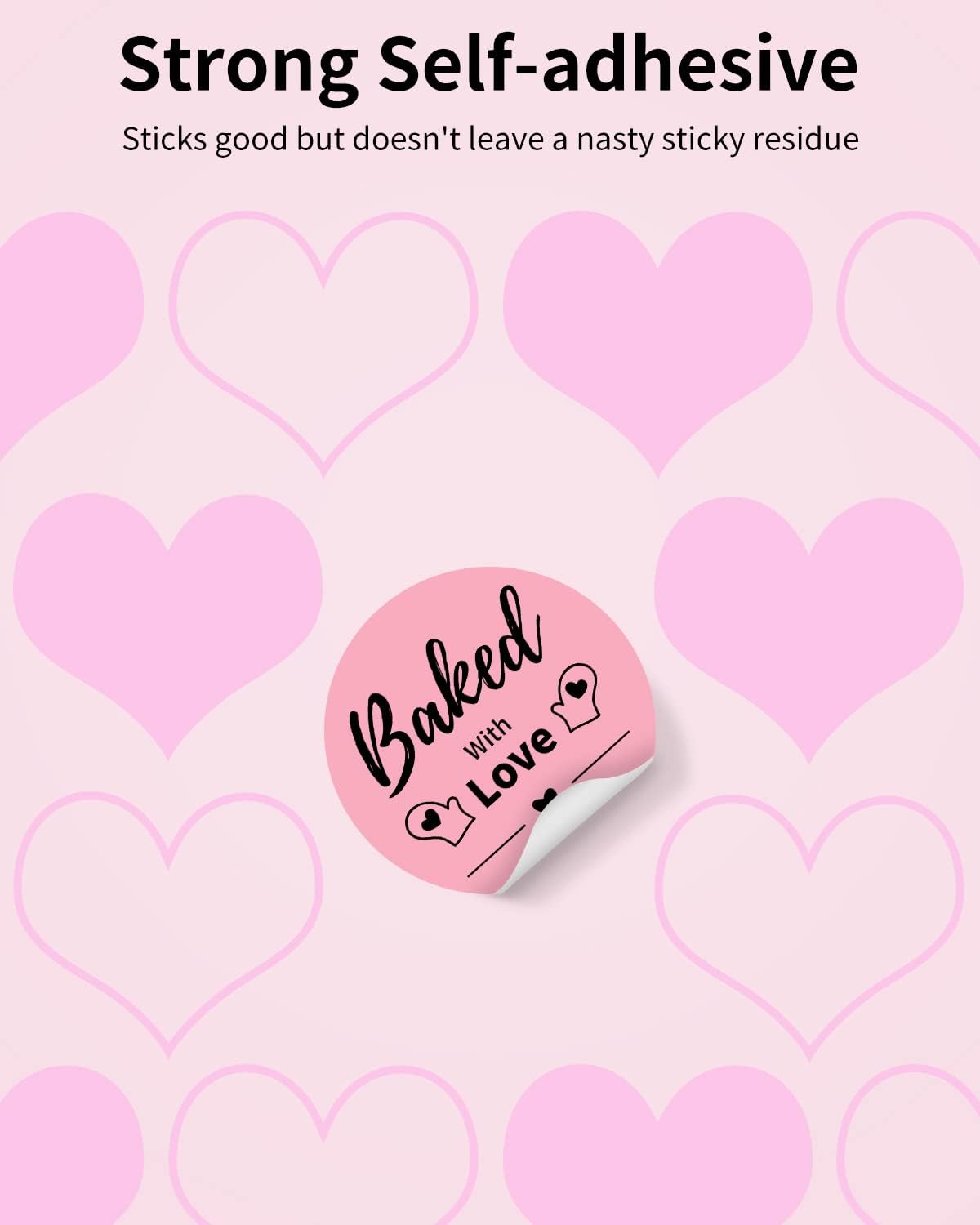 Phomemo Genuine 2” Pink Circle Thermal Labels, 2x2 Self-Adhesive Round Sticker Label, Circular Direct Labels Compatible with Phomemo Shipping Labels Printer, 750 Labels/Roll, White,Commercial Grade - Image 5