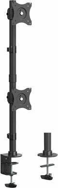 VIVO Dual Monitor Desk Mount Stand with Height Adjustment and VESA Plates for 2 LCD Ultrawide Screens up to 34 inches, Stacked Array, STAND-V002R by Unknown
