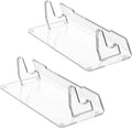 PANGBOER 2 Pcs Clear Game Console Holder and Accessories Storage Organizers High Clear Acrylic Stand by PANGBOER