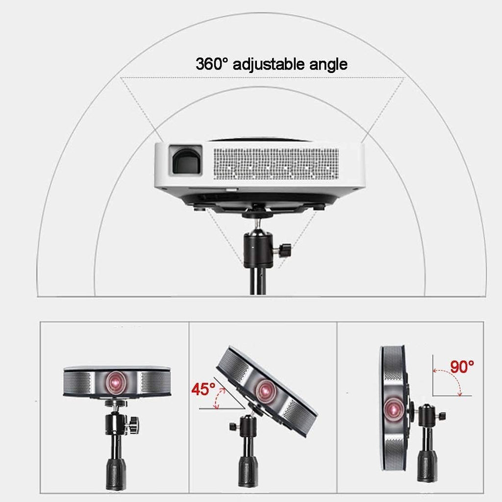 Projector Floor Stand, Portable Tripod Mount - Folding Stand for Projector, Camera, Webcam (18" to 40") - Supports Up to 3lbs (1.5kgs) - Image 3