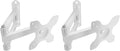 WALI TV Wall Mount Articulating 15 inch Arm, 2 Pack for Monitor TV, White | Fits 13-32" Monitor, VESA 75/100, Holds 33 lbs, Tilt/Swivel/Rotate for Optimal Viewing, Eases Neck Pain at Work, 1330LM-2W by WALI