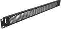 1U Hinged Perforated Blank Rack Mount Panel Spacer by QiaoYoubang