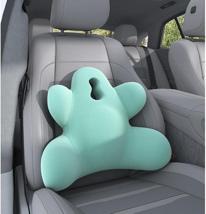 Lumbar Support Pillow for Office Chair, Back Support Pillow for Car, Chair | Office Chair Back Support Improve Lower Back Pain Relief & Sitting Posture, Memory Foam Back Cushion for Long Sitting - Image 4