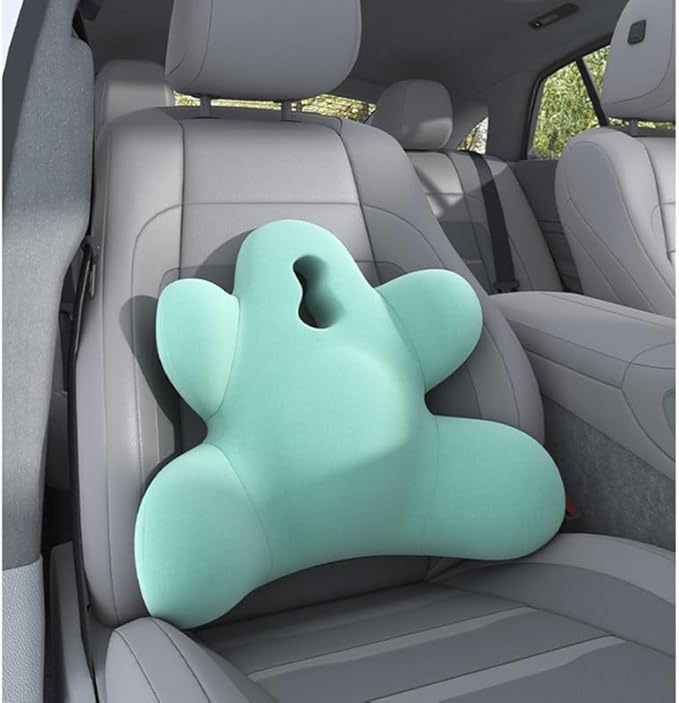 Lumbar Support Pillow for Office Chair, Back Support Pillow for Car, Chair | Office Chair Back Support Improve Lower Back Pain Relief & Sitting Posture, Memory Foam Back Cushion for Long Sitting - Image 5