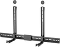 Monoprice Heavy Duty Universal Sound Bar Mount Bracket Above or Under TV, Extends 3.4"-6.1", Fits Most Soundbars Up to 33 Lbs, Anti-Skid Base, 3 Installation Options, Max VESA 800x400mm by Monoprice