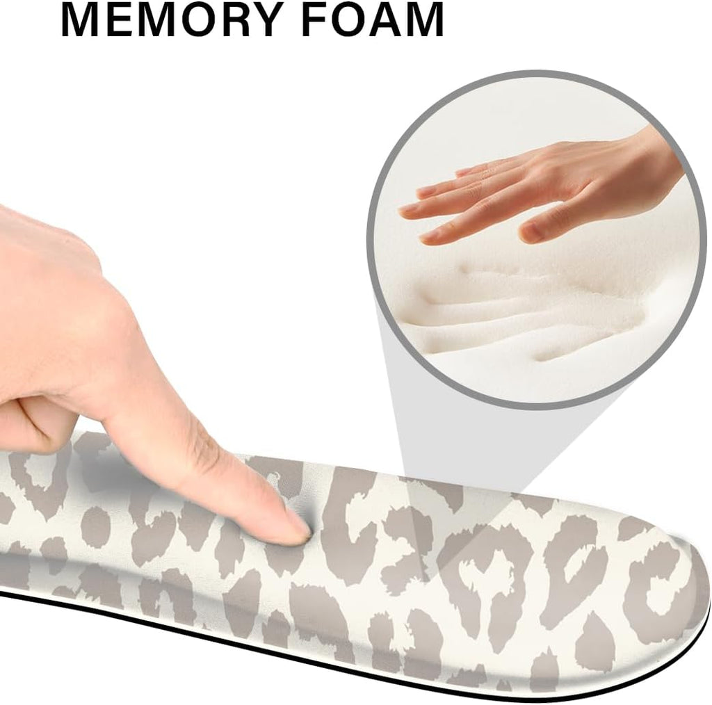 Cheetah Desk Pad and Keyboard Wrist Rest, Large Mouse Pad + Keyboard Pad+Mouse Wrist Support, Non-Slip Desk Mat Protector for Office, Home 31.5×11.8 Inches Leopard - Image 3