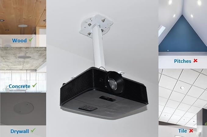 Quick Magnetic Projector Mount, Compatible with Most Ceiling Wall Projector mounts (YiePhiot, WALI, VIVO, QualGear, and More!) - Image 5