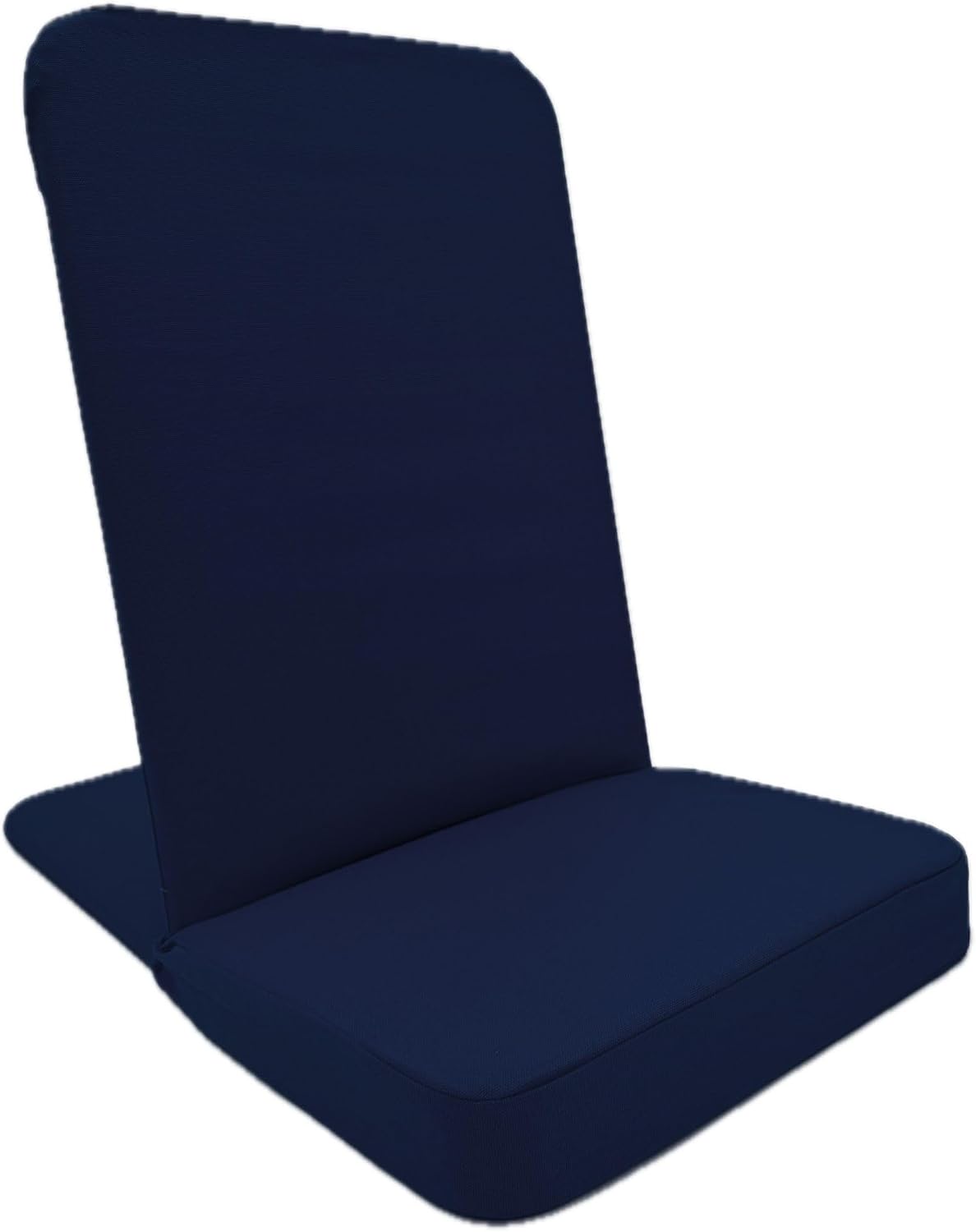 Original BackJack -Made in THE USA- Extra Large Navy Cotton Fabric Lightweight Floor Seating Chair for Gaming, Families, Parents, Daycare, Back Support, Reading, Yoga, Meditation, School by BACKJACK BJI