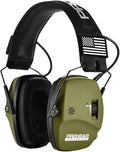 PROHEAR Digital Electronic Shooting Ear Protection 5X Sound Amplification Earmuffs, 23dB NRR Low Profile Noise Reduction Hearing Protection for Gun Range and Hunting, Green by PROHEAR