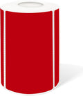 2×3 Inch Red Removable Thermal Labels,Self-Adhesive Square Direct Thermal Labels,300 Sheets per Roll with Perforated Lines by Yeachlaing