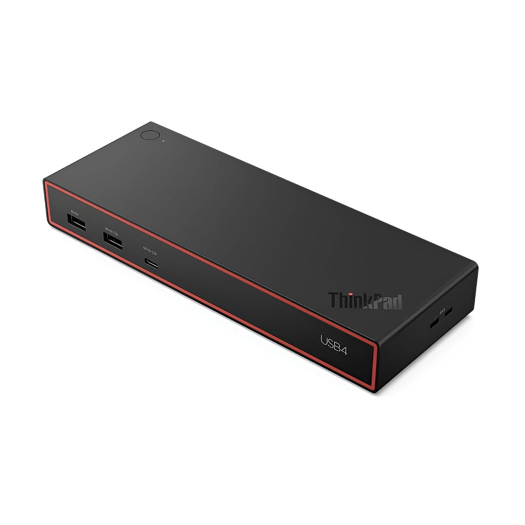 Lenovo ThinkPad USB4 Dock 5000, 40Gbps Bandwidth, Universal Compatibility, 65W Charging, Multiple Display Support, Black by Lenovo