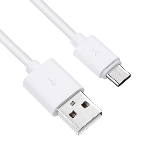 Smays USB to USB C Cable 6ft 5-Pack, Type C Phone Charger Cord Bulk, White - Image 2
