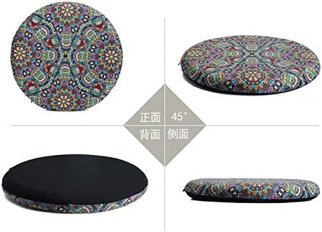 Sigmat Memory Foam Seat Cushion Anti-Slip Soft Round Stool Cushion Chair Pad 20 Inch Graphic - Image 8